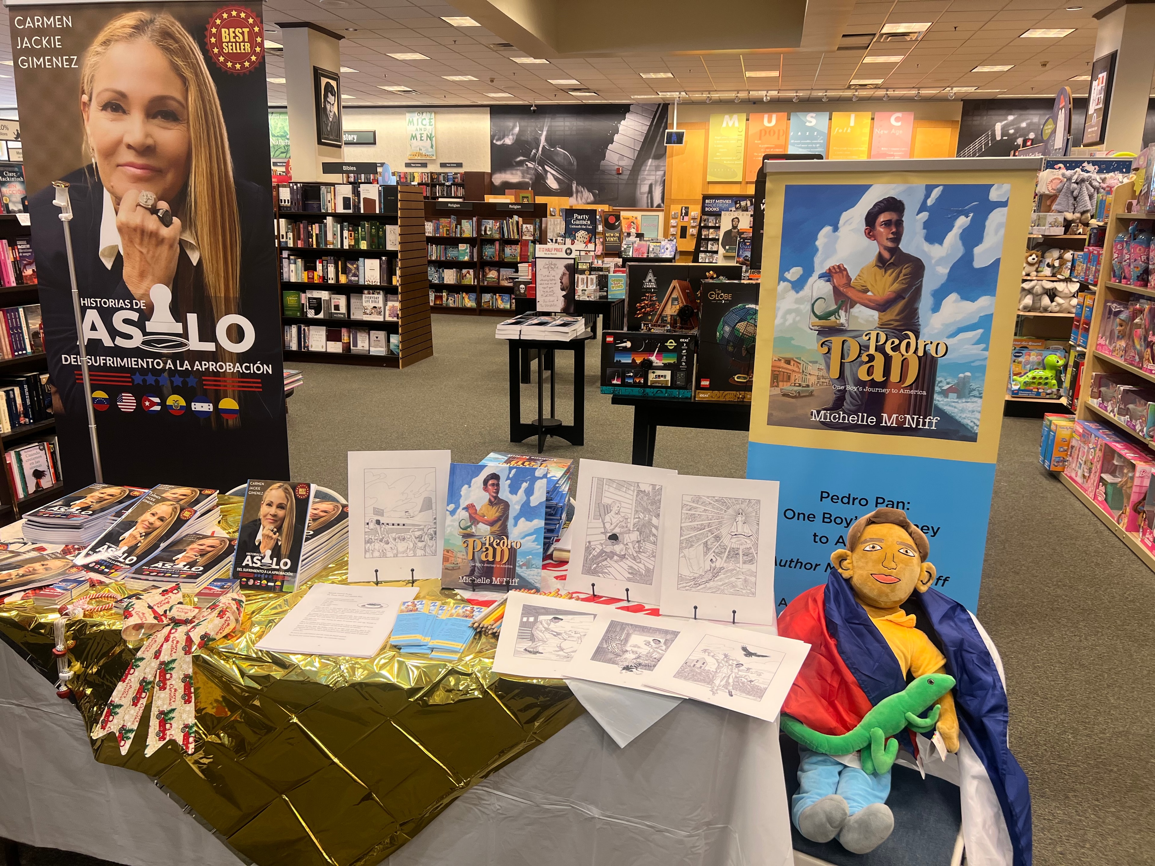 Pedro Pan Display — Barnes & Noble